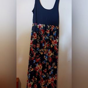 Torrid Size 1 sleeveless maxi dress